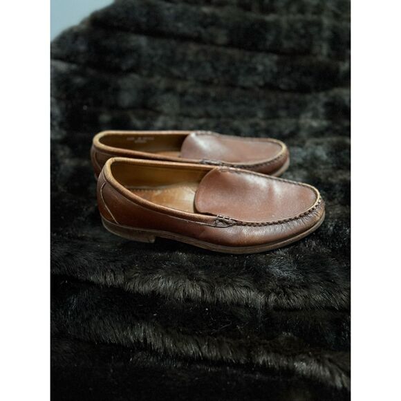 Allen Edmonds SANIBEL Chili Brown Pebble Leather Shoes Mens 11.5 D main image 4